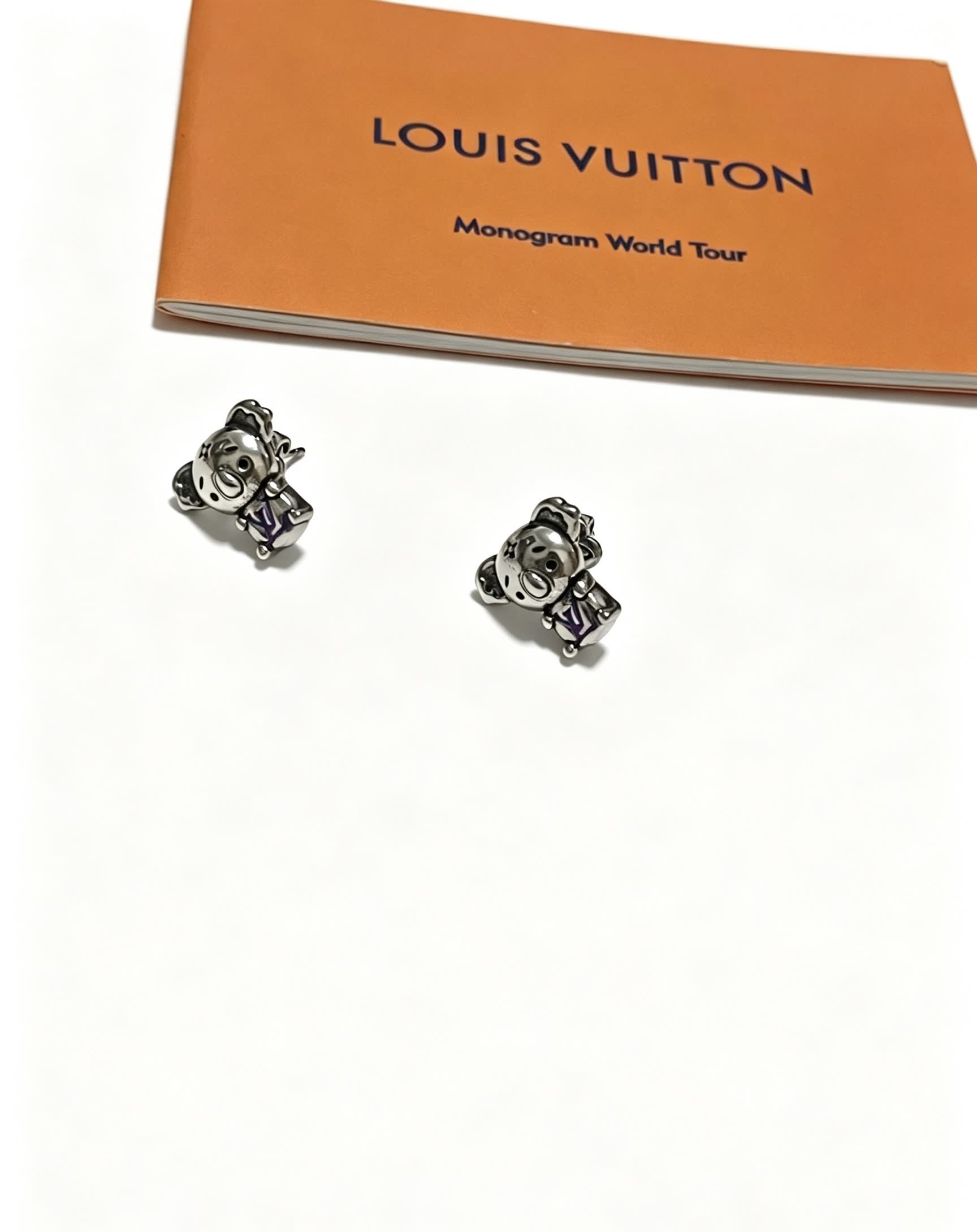 Louis Vuitton Koala Stud Earrings